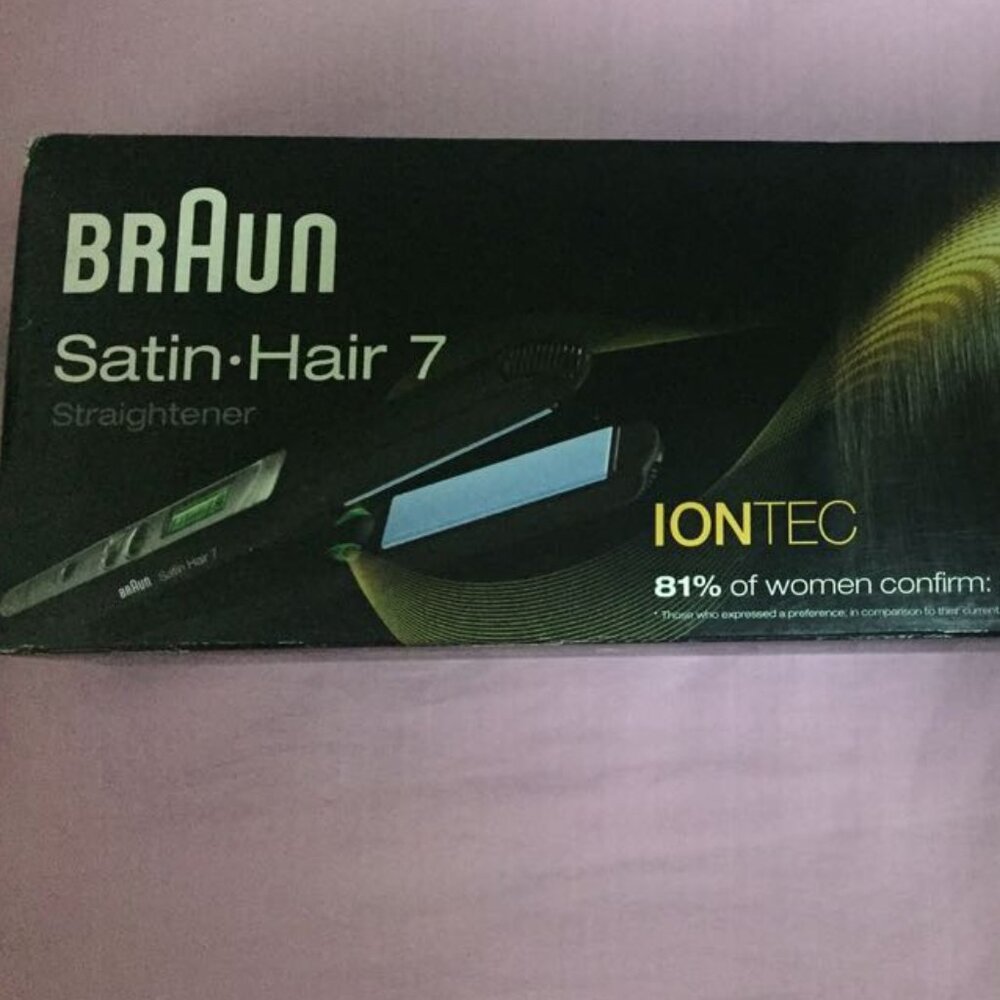 Braun Satin Hair 7 IONTEC Hair Straightener – Excellent Condition